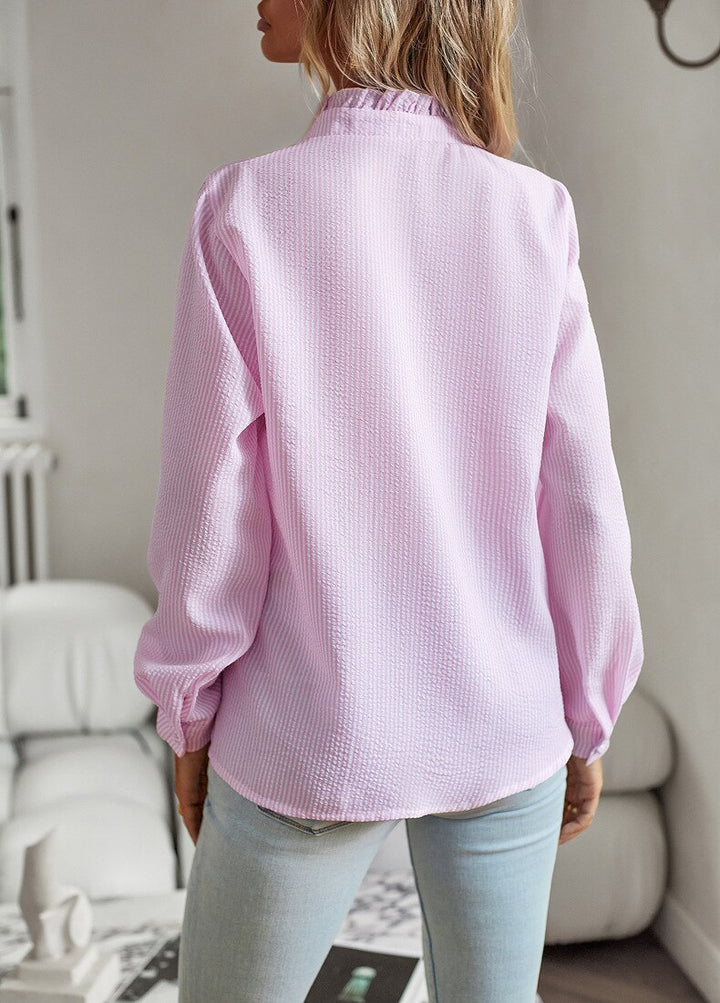 Elegant women's blouse made of cotton