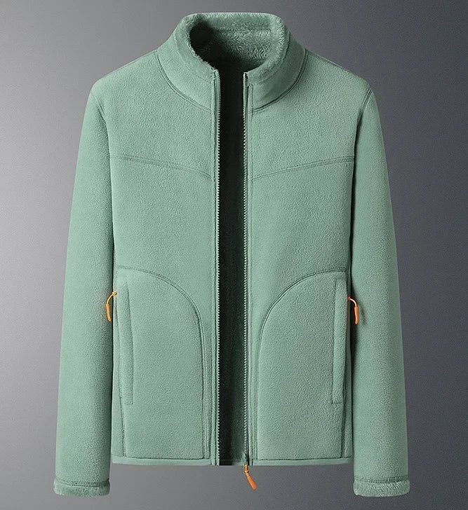 Women's functional jacket with high collar and side pockets