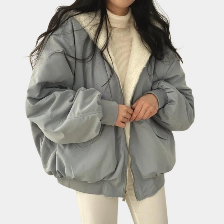 Damenjacke Oversized Weiches Material Trendy Style