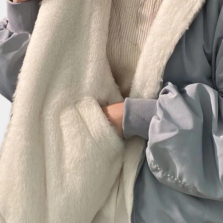 Damenjacke Oversized Weiches Material Trendy Style