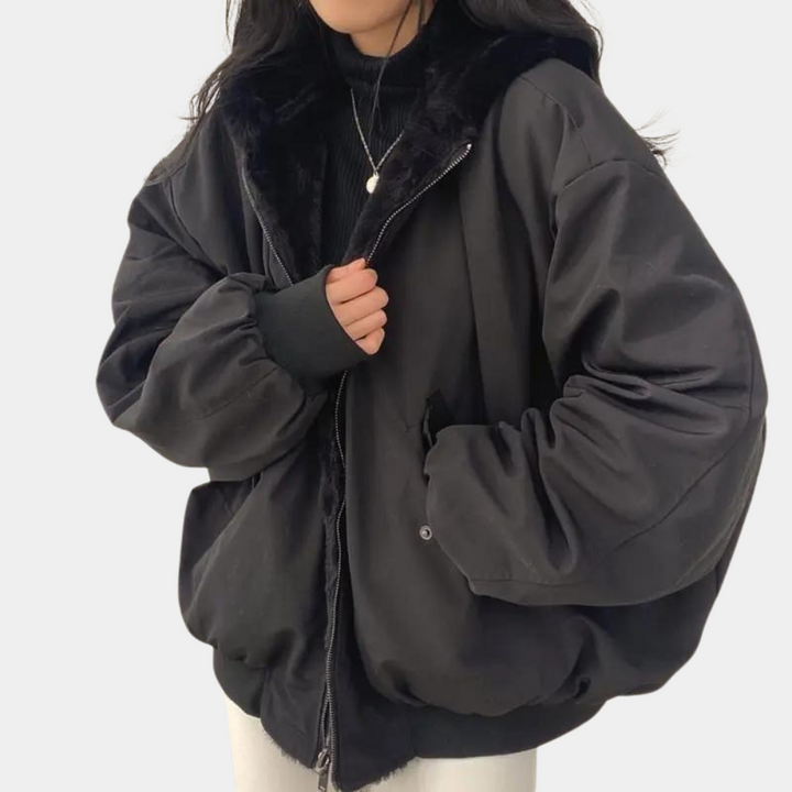Damenjacke Oversized Weiches Material Trendy Style