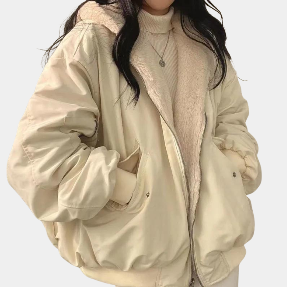 Damenjacke Oversized Weiches Material Trendy Style
