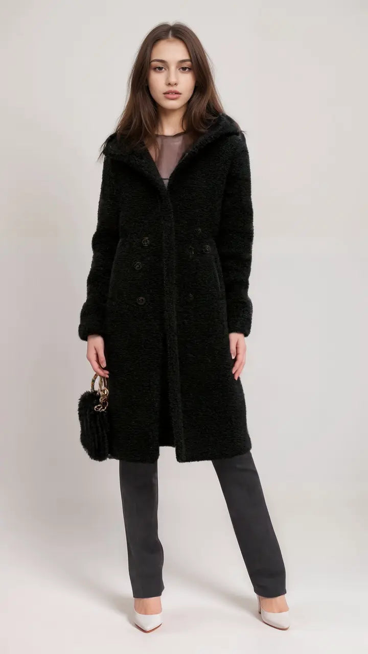 Damenjacke Teddyjacke Aus Weichem Material Im Trendigen Stil
