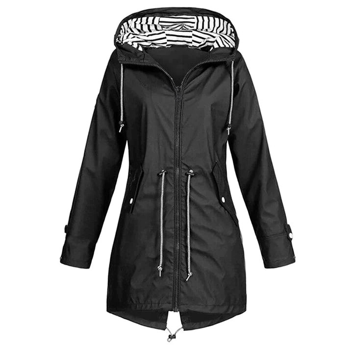 Damenjacke Wasserabweisend Winddicht Elegante Passform