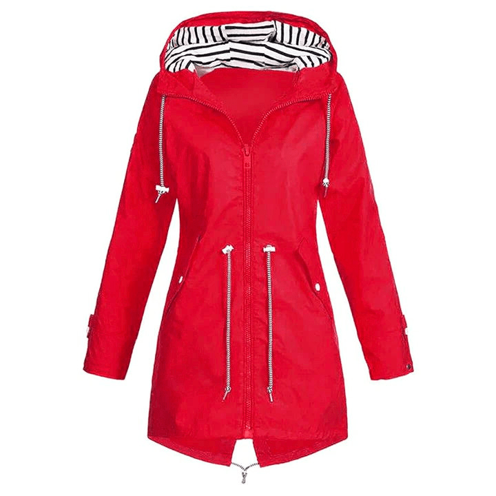 Damenjacke Wasserabweisend Winddicht Elegante Passform