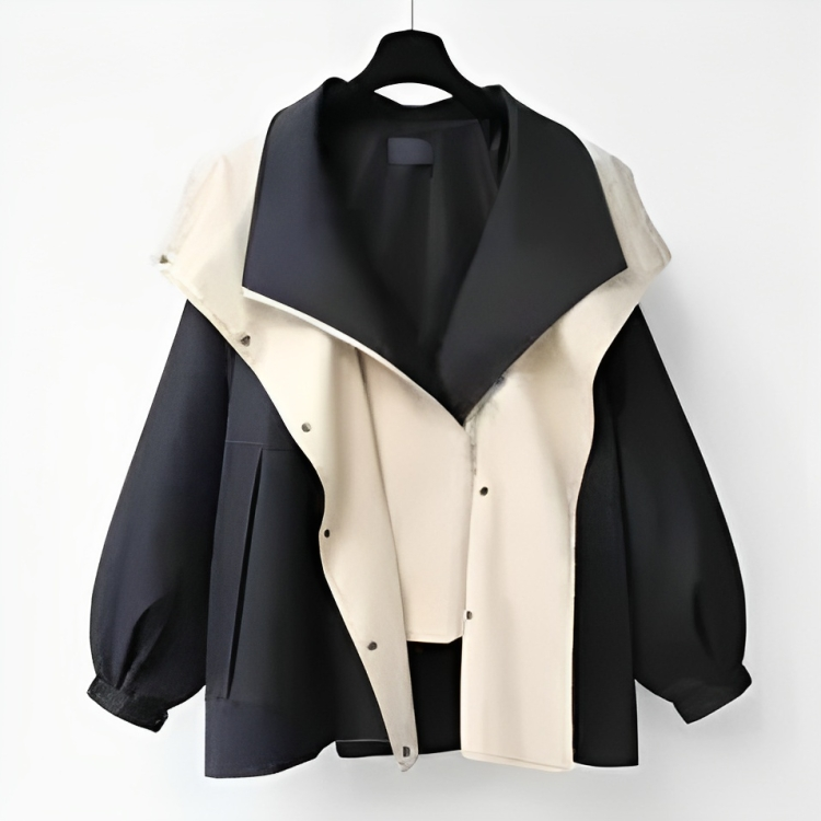 Women's jacket waterproof polyester stylish for leisure and outdoor activities