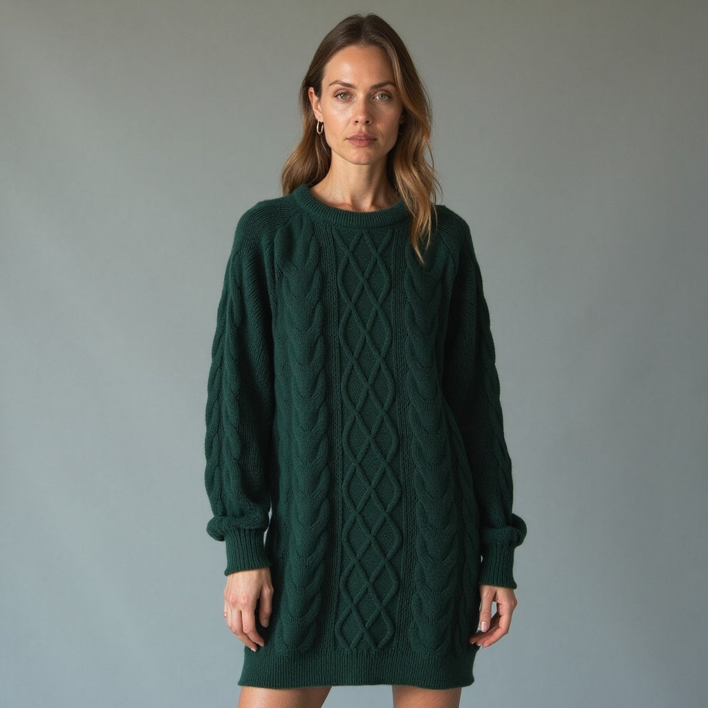 Damenpullover Baumwolle Eleganter Stil Atmungsaktiv Warm