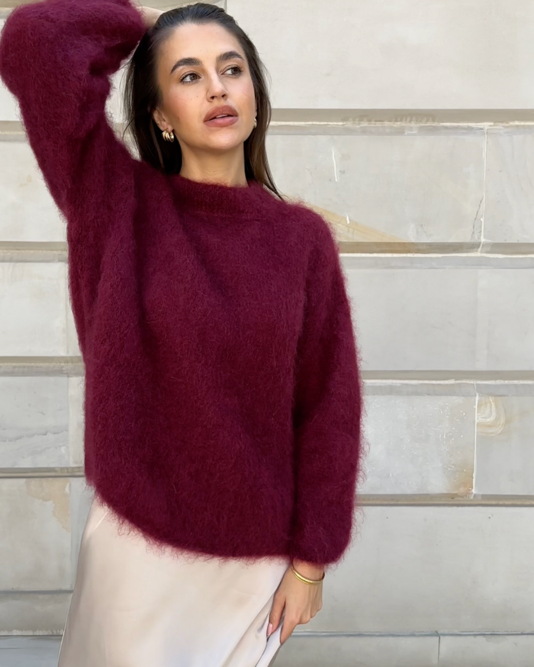 Pull pour femmes en mohair élégant pour les personnes soucieuses de leur style