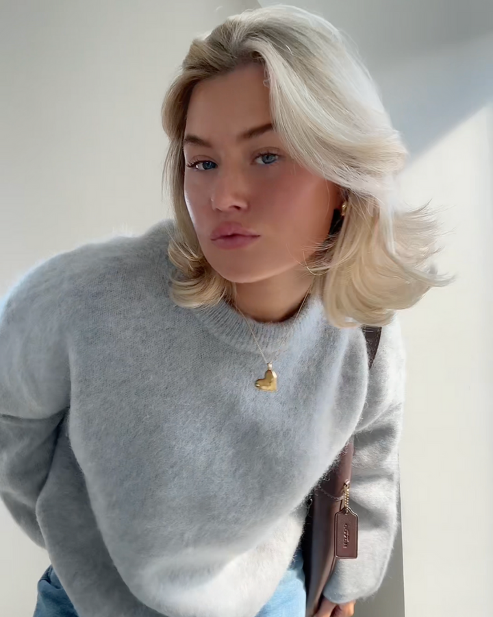 Pull pour femmes en mohair élégant pour les personnes soucieuses de leur style