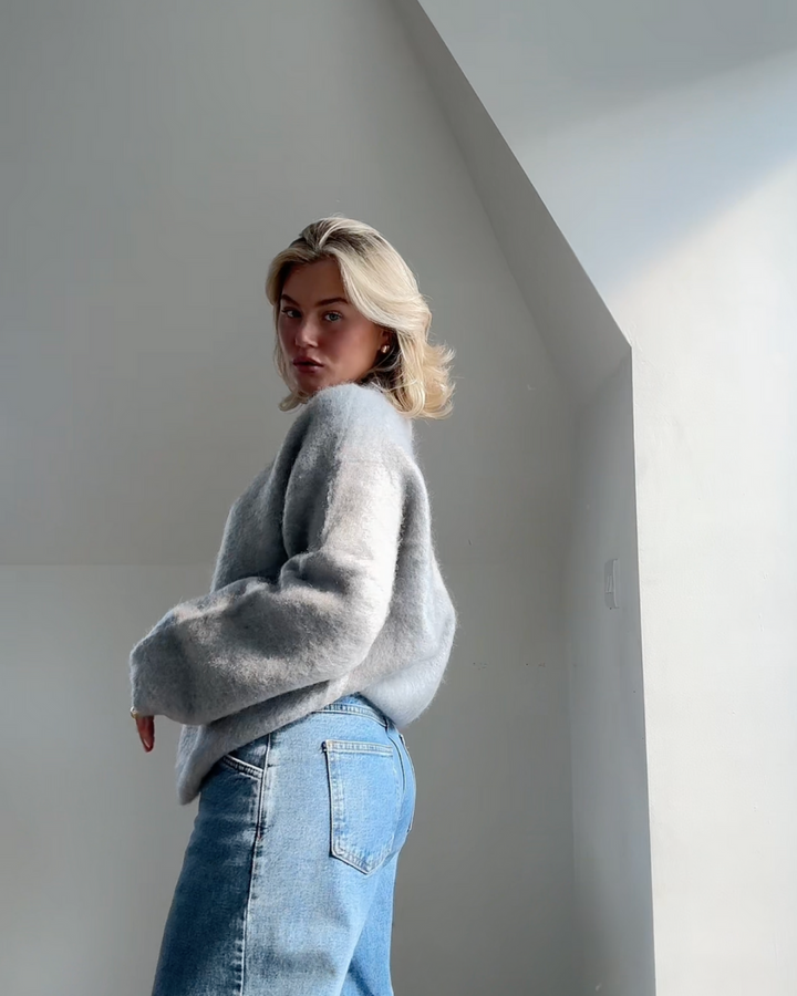 Pull pour femmes en mohair élégant pour les personnes soucieuses de leur style