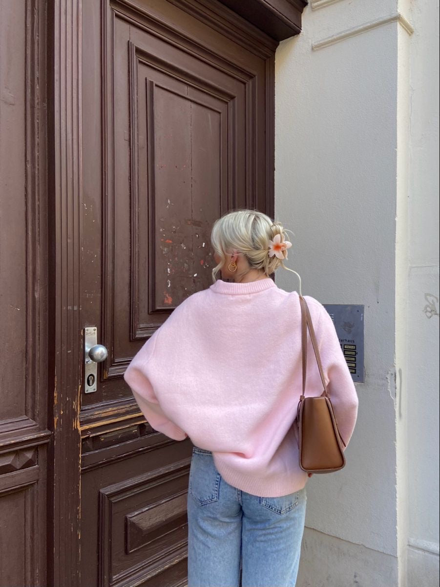 Pull femme oversize matière douce style tendance