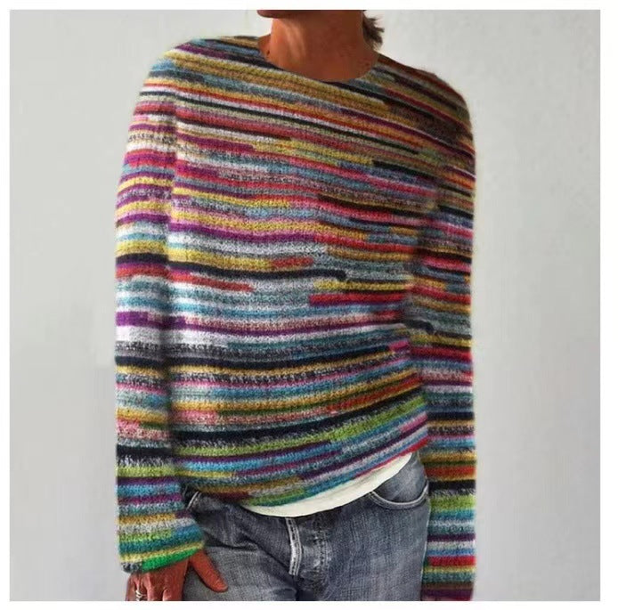 Damenpullover Vintage Stil aus Atmungsaktivem Material