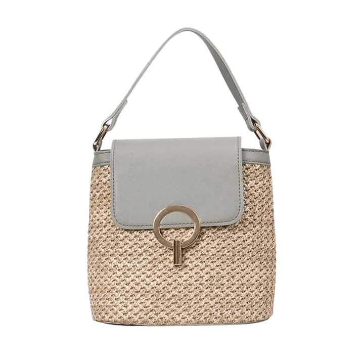 Grande sac de plage en cuir végan – Fait main & Élégant