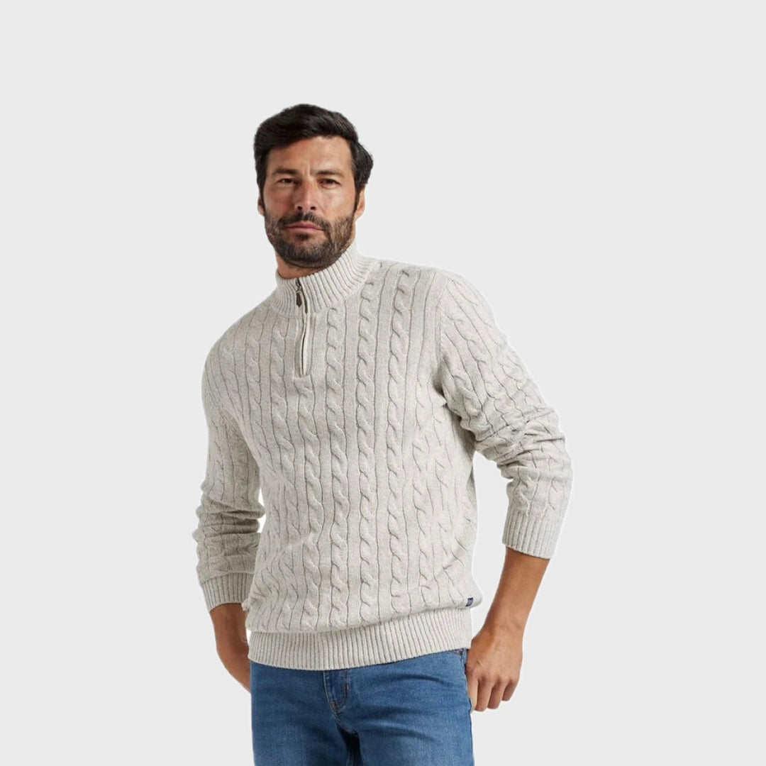 Lorenz | Gemütlicher & Eleganter Half-Zip Pullover