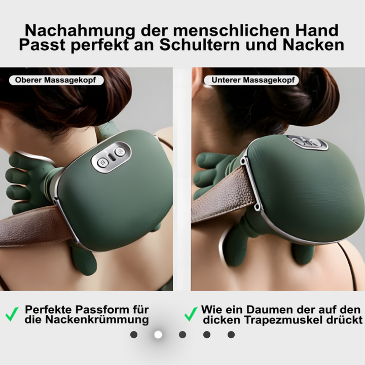 Ergonomisches Nackenmassagegerät für Entspannung – Schulter Massagegerät mit Multidimensionaler Massagefunktion 1