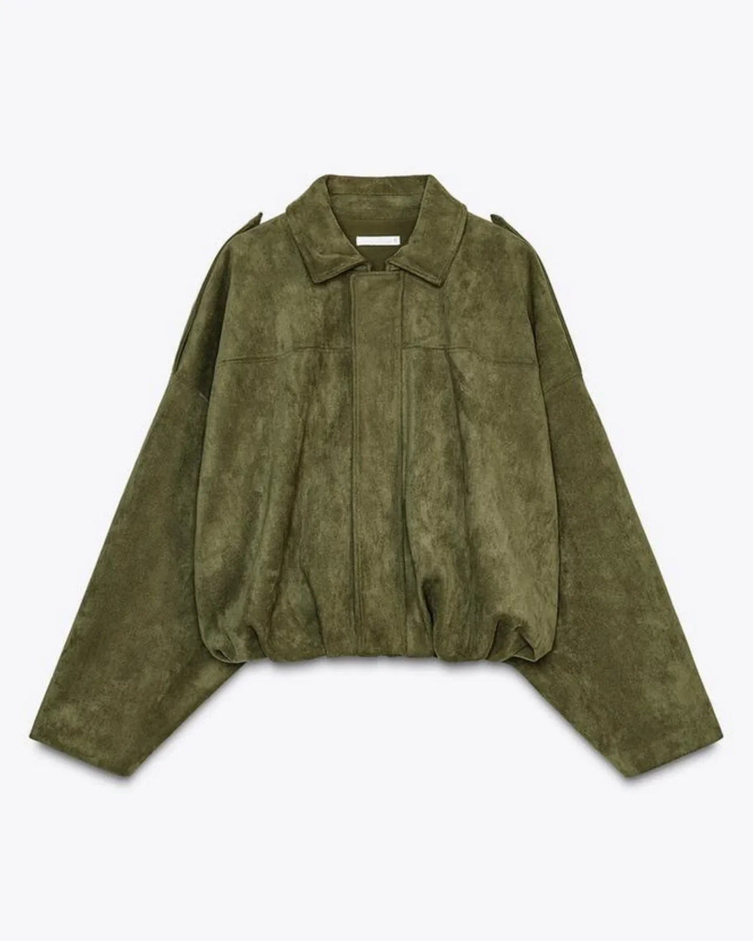 Oversized women's jacket made of suede – stylish jacket for every occasion