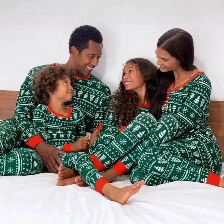 Familien Pyjama Set Warm für Gemütliche Abende 2