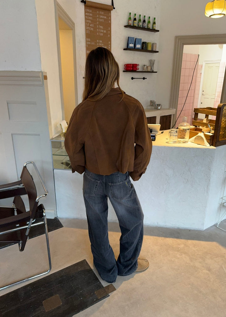 Veste pour femmes – Mélange de coton – Coupe décontractée avec fermeture éclair