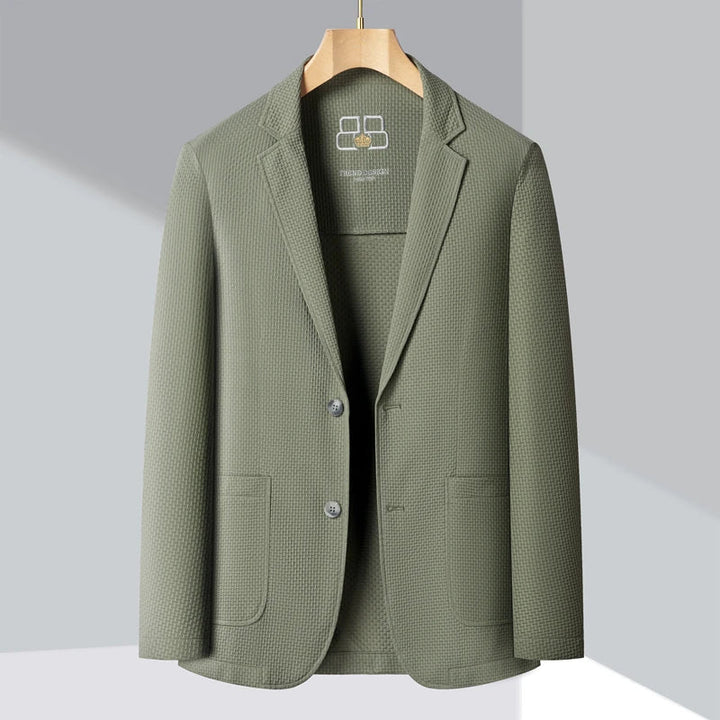 Herren Blazer Baumwolle Modern Slim Fit