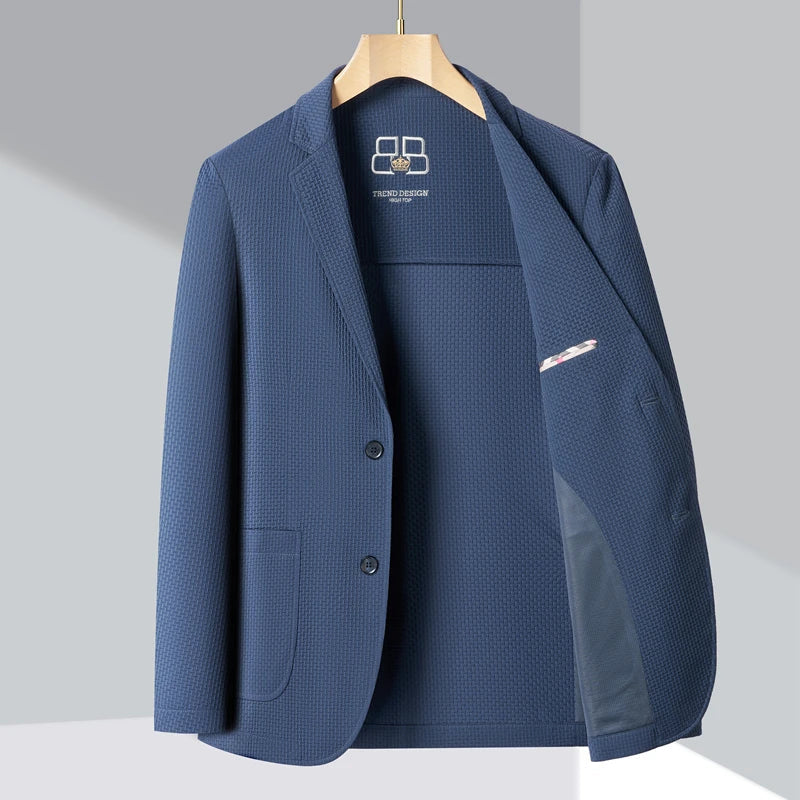 Herren Blazer Baumwolle Modern Slim Fit