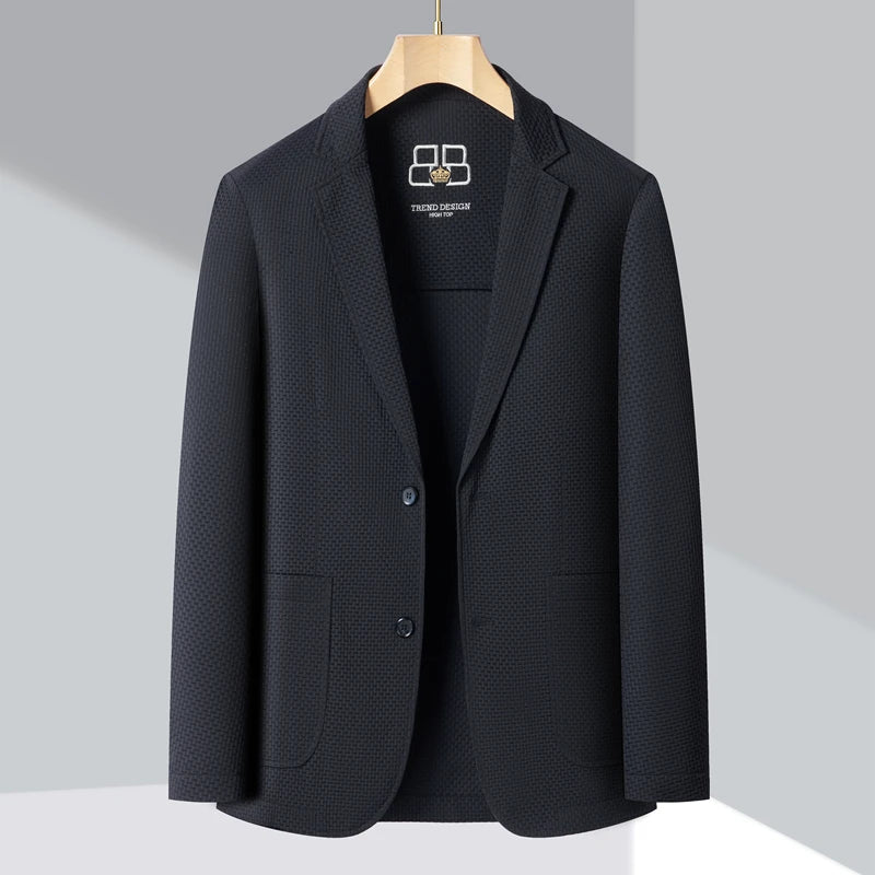 Herren Blazer Baumwolle Modern Slim Fit