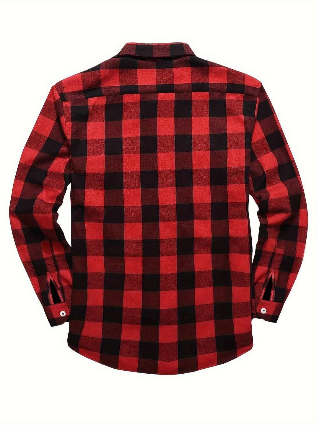 Chemise homme coton style bûcheron manches longues décontractée