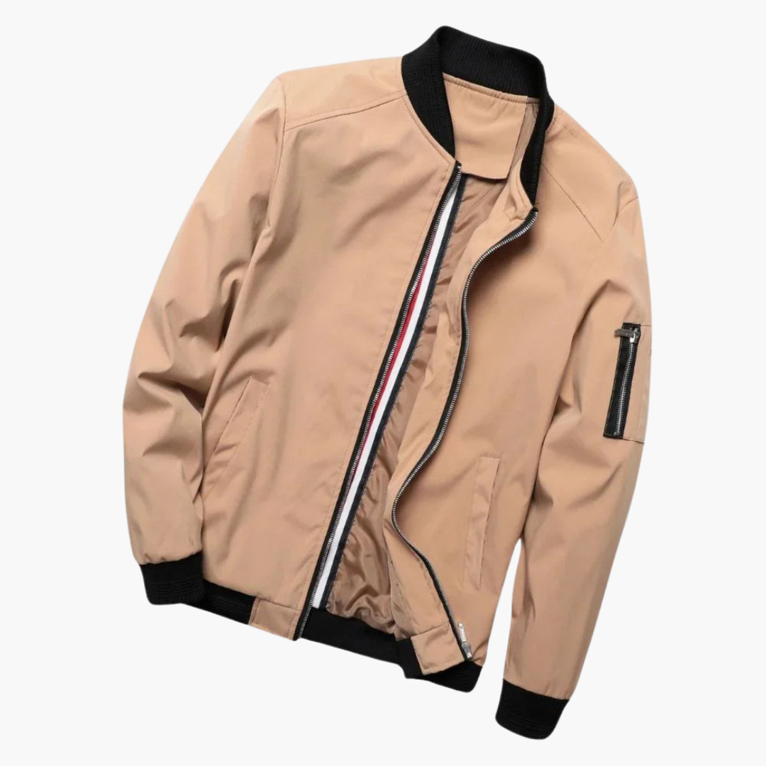 Herren Bomberjacke Baumwolle Stilvoll