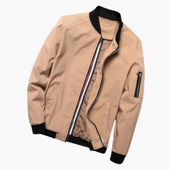 Herren Bomberjacke Baumwolle Stilvoll