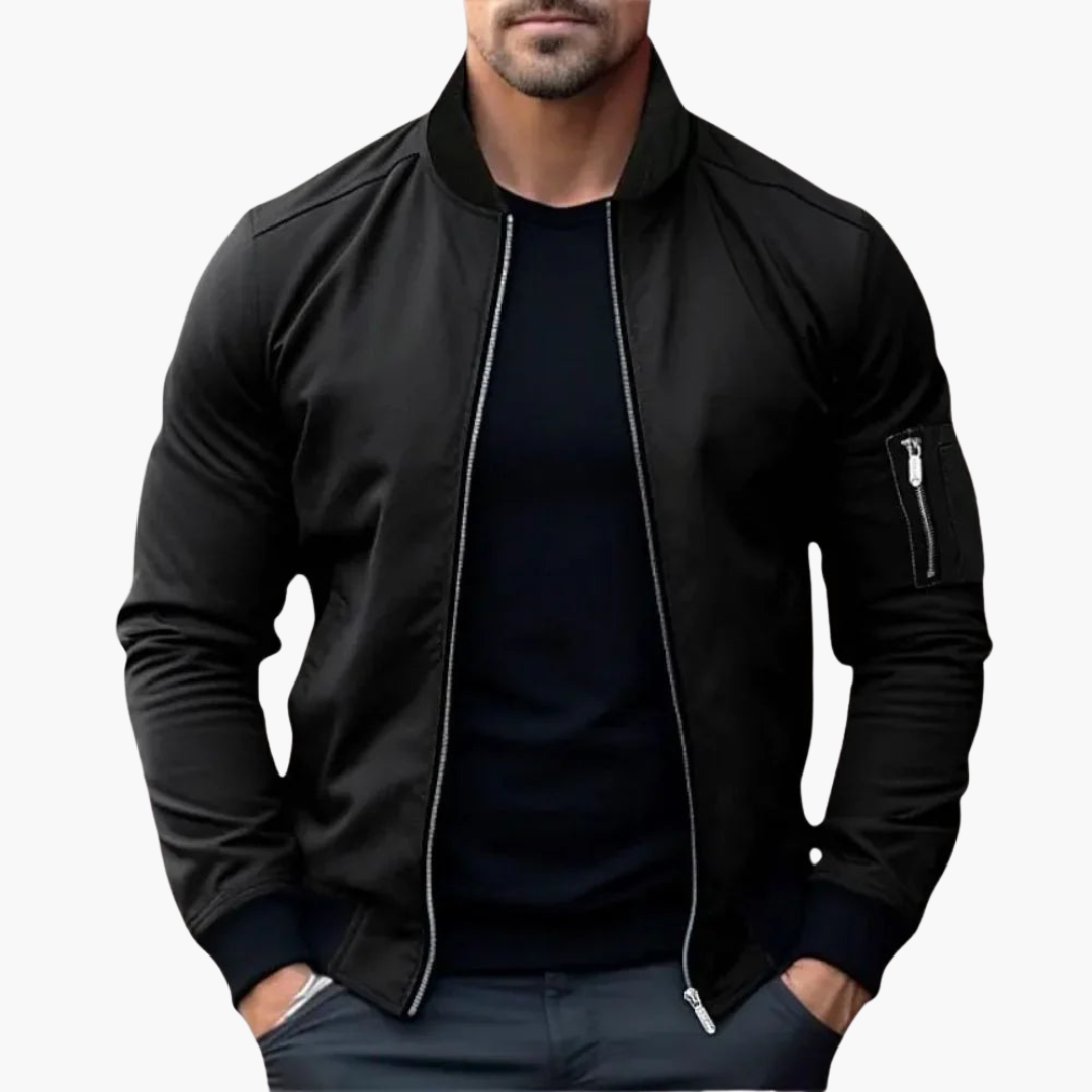 Herren Bomberjacke Baumwolle Stilvoll