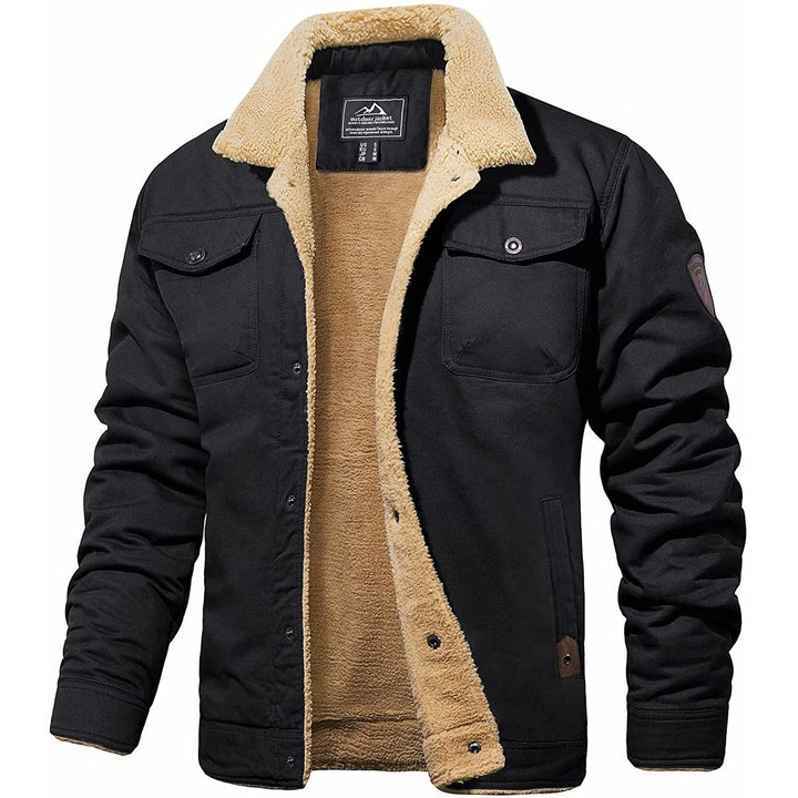 Herren Bomberjacke Klassisch Hochwertiger Stoff Stilvoll