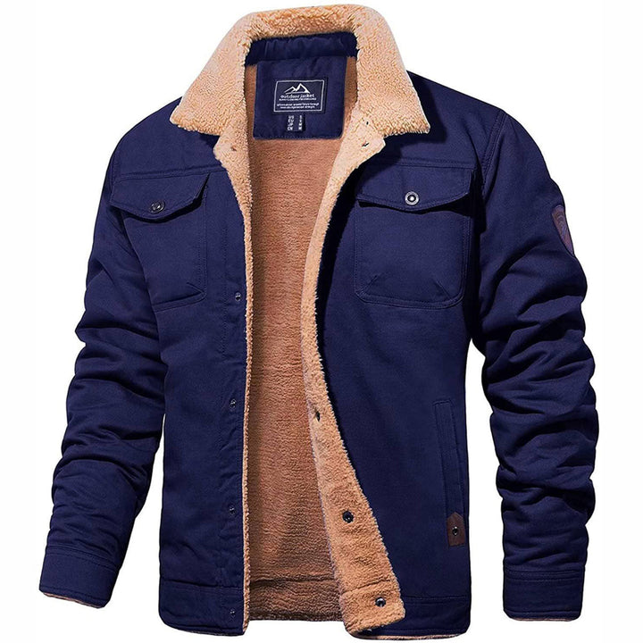 Herren Bomberjacke Klassisch Hochwertiger Stoff Stilvoll