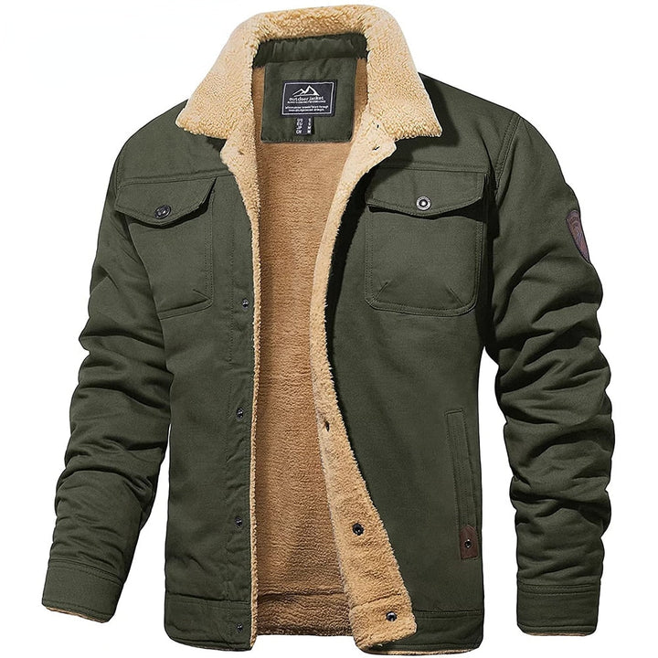 Herren Bomberjacke Klassisch Hochwertiger Stoff Stilvoll