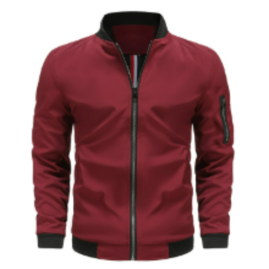 Veste bomber homme matériau léger classique
