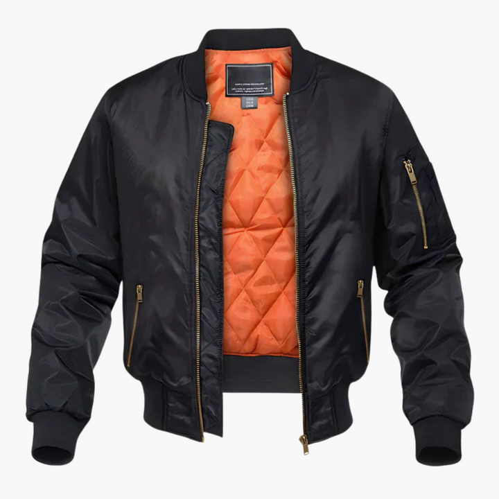 Herren Bomberjacke mit gestepptem Futter