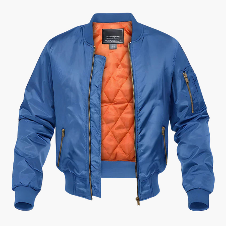Herren Bomberjacke mit gestepptem Futter