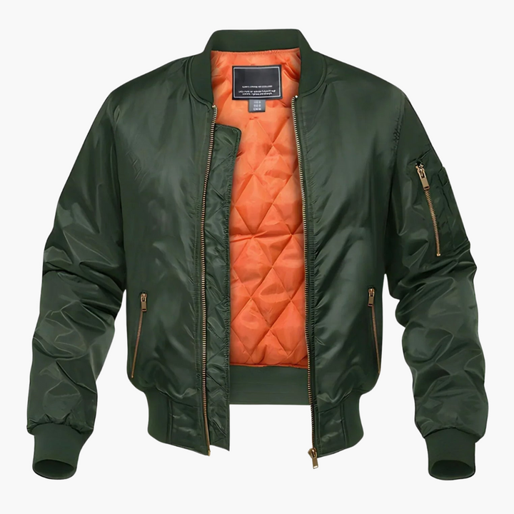Herren Bomberjacke mit gestepptem Futter