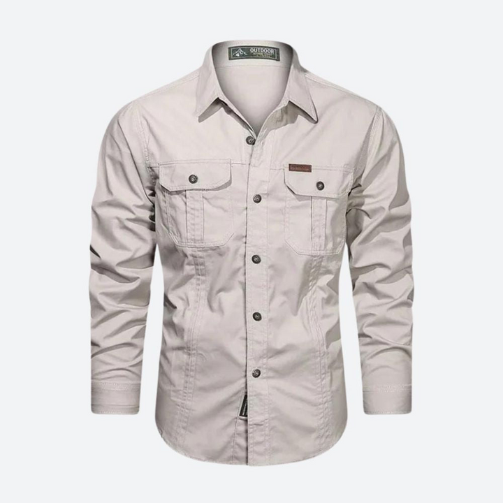Chemise cargo homme - Style décontracté élégant