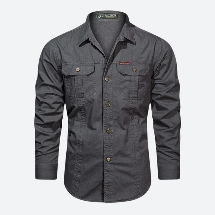 Chemise cargo homme - Style décontracté élégant