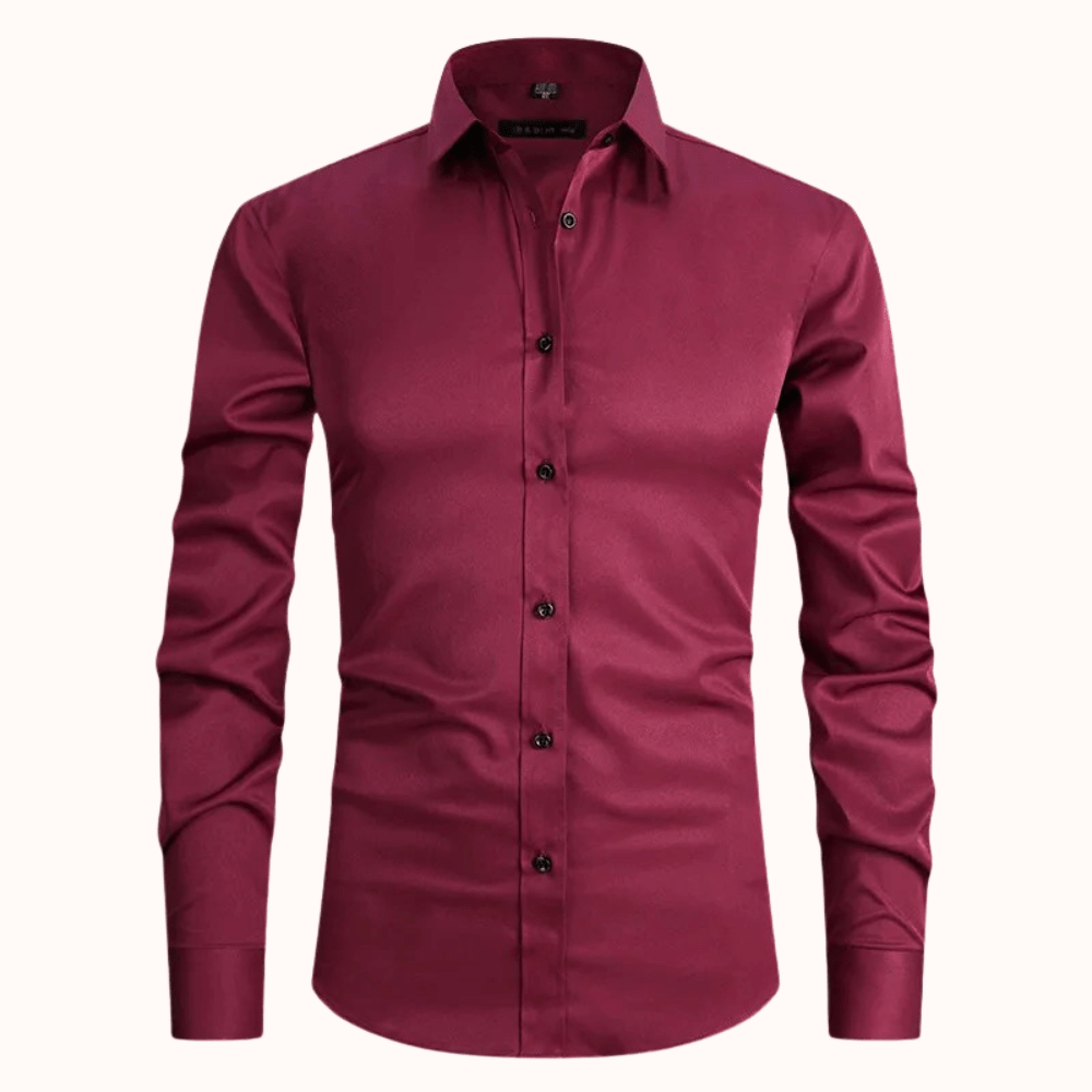 Herren Hemd Klassischer Schnitt Stretch Komfort