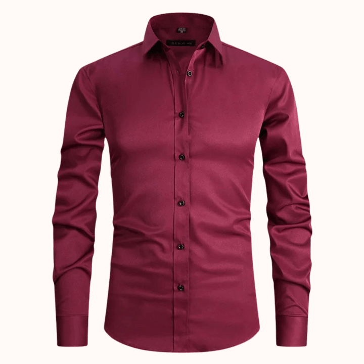 Herren Hemd Klassischer Schnitt Stretch Komfort