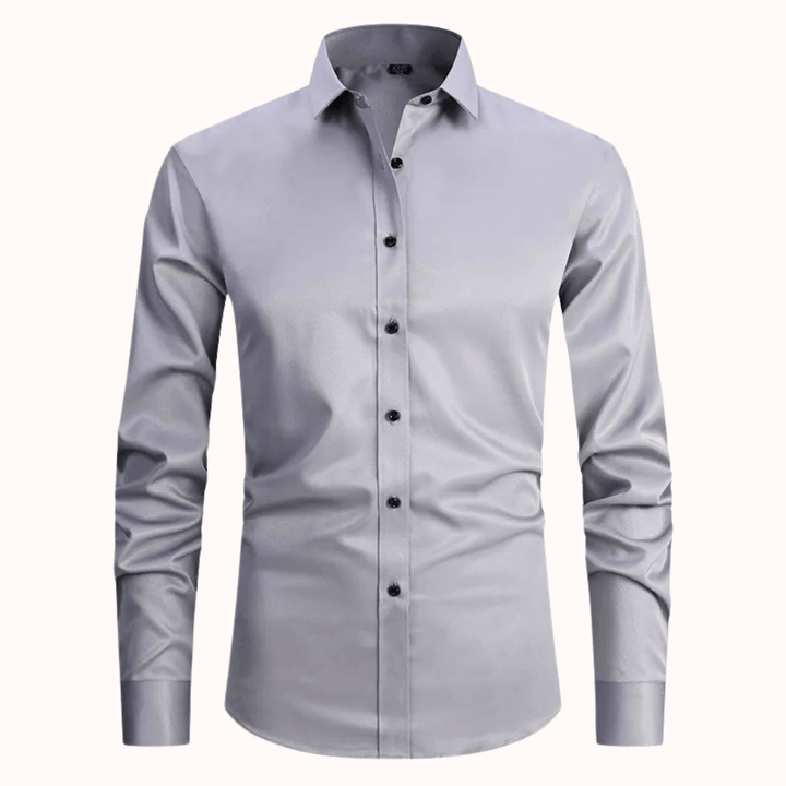 Herren Hemd Klassischer Schnitt Stretch Komfort