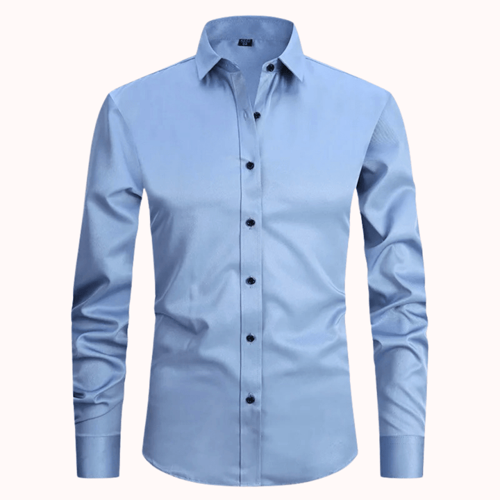 Herren Hemd Klassischer Schnitt Stretch Komfort