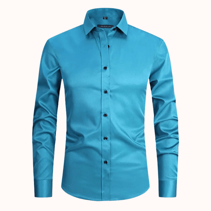 Herren Hemd Klassischer Schnitt Stretch Komfort