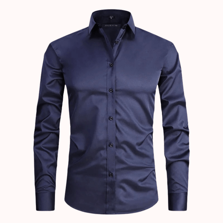 Herren Hemd Klassischer Schnitt Stretch Komfort