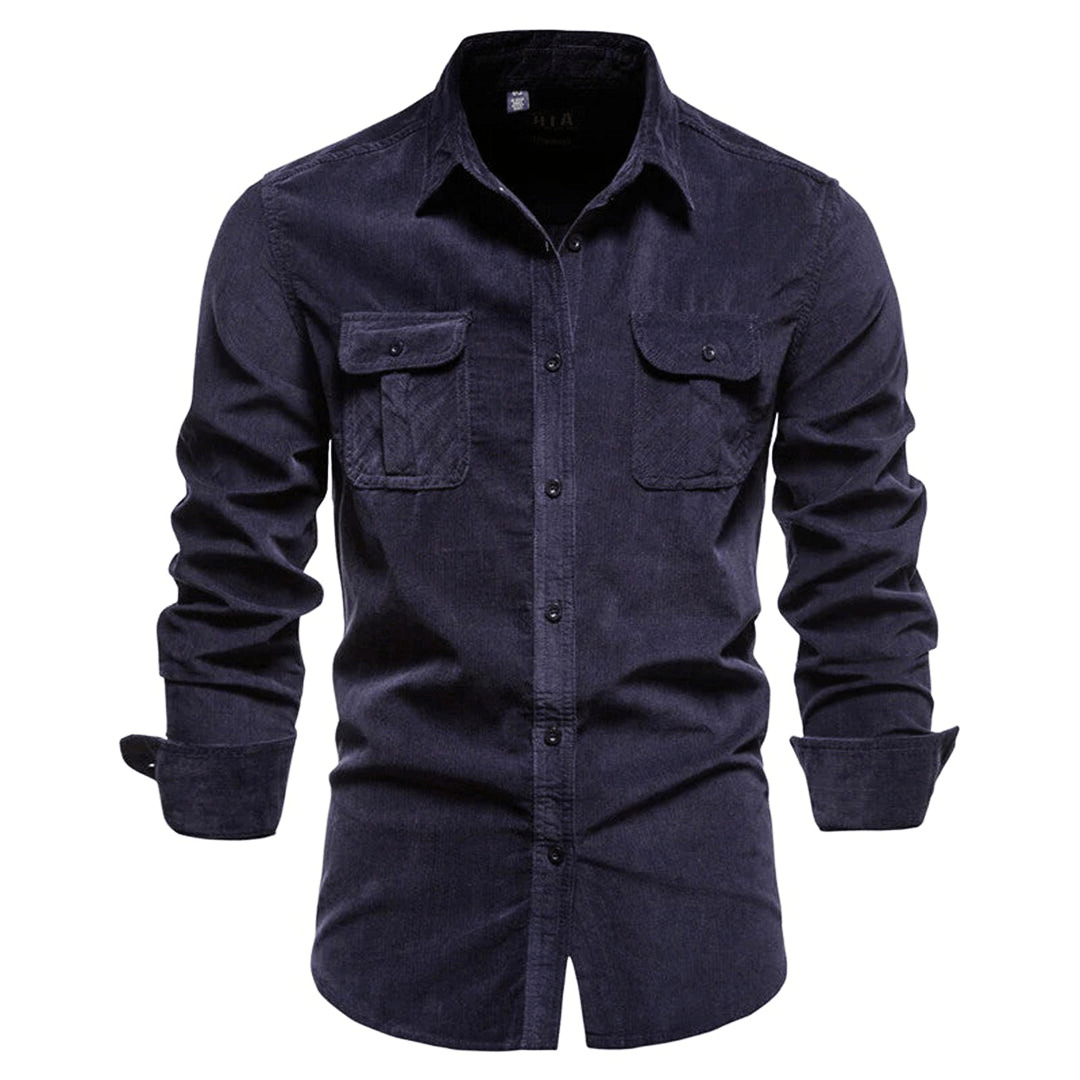 Chemise moderne homme manches longues - Parfaite pour les occasions formelles comme décontractées