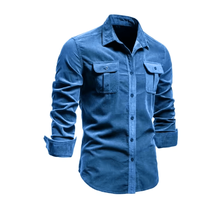 Chemise moderne homme manches longues - Parfaite pour les occasions formelles comme décontractées