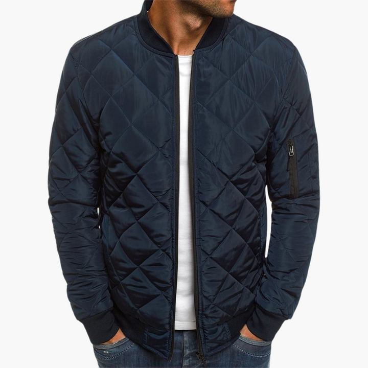 Herren Jacke Baumwolle Stilvoll Bomberjacke