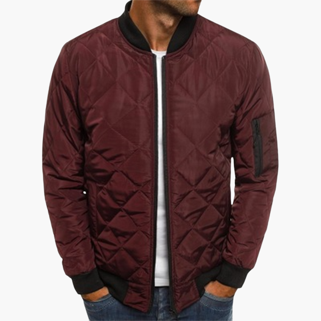 Herren Jacke Baumwolle Stilvoll Bomberjacke