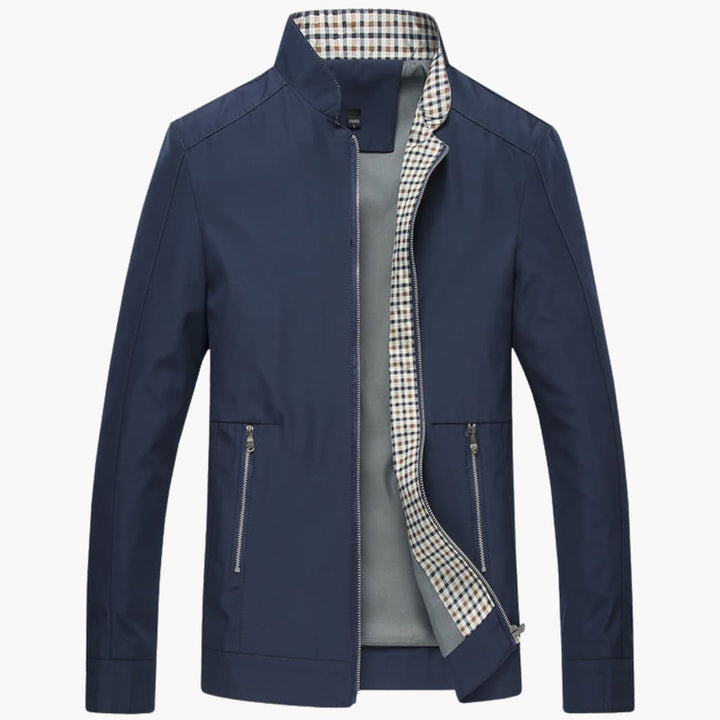 Herren Jacke Bomberjacke Slim Fit - Mit Reißverschluss und Elastischen Bündchen
