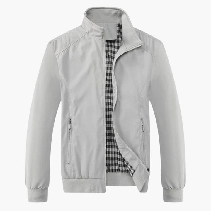 Herren Jacke Bomberjacke Slim Fit - Mit Reißverschluss und Elastischen Bündchen